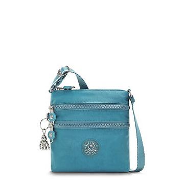 Torby Mini Kipling Alvar Extra Small Turkusowe | PL 1905JP